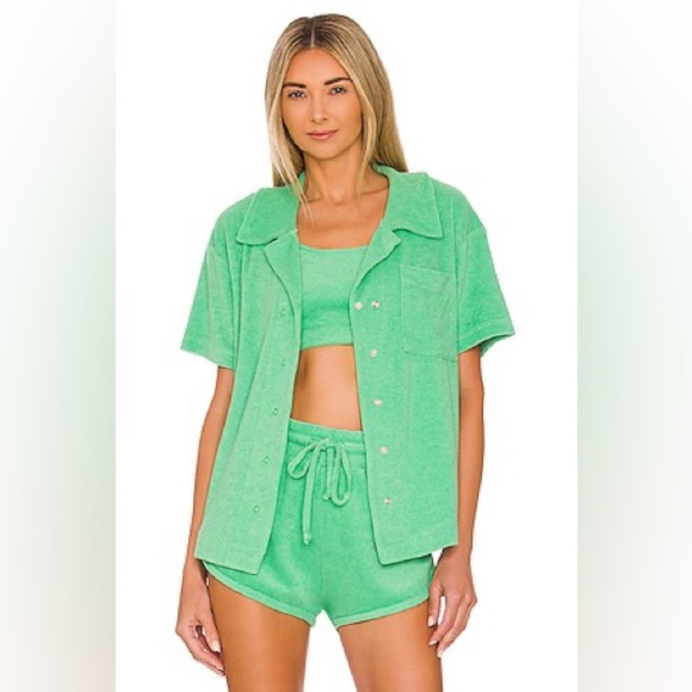 The Vacation Shirt in Summer Green
YEAR OF OURS
Color: Summer Green
